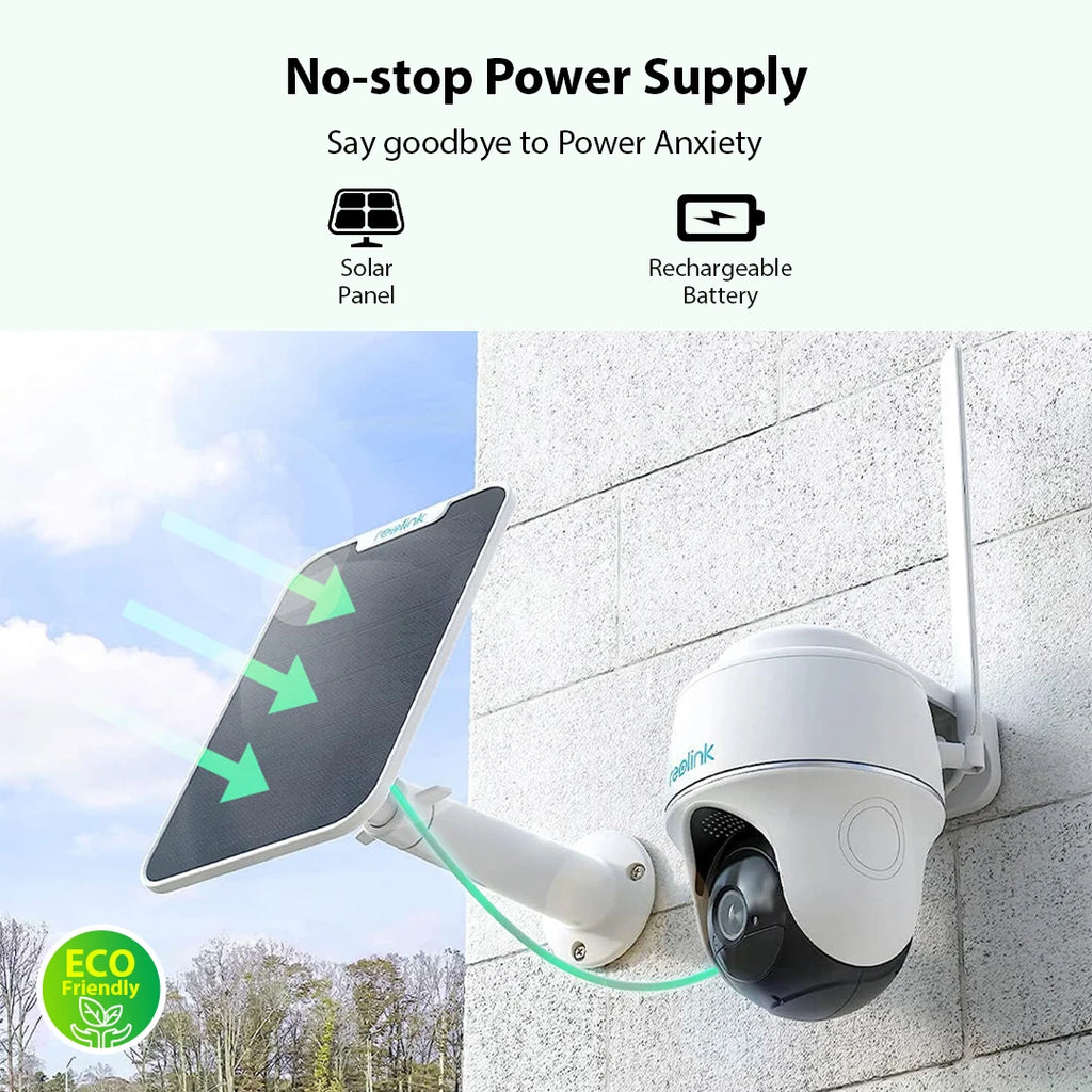 5-Year Unlimited Data with Reolink Security Camera Bundle, 4G LTE Outdoor Solar Wireless Surveillance Camera, Plug and Play