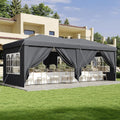 Nordivale 10x20FT Pop Up Gazebo Tent with 6 Sidewalls Waterproof Folding Canopy for Wedding Outdoor Party Commercial Market