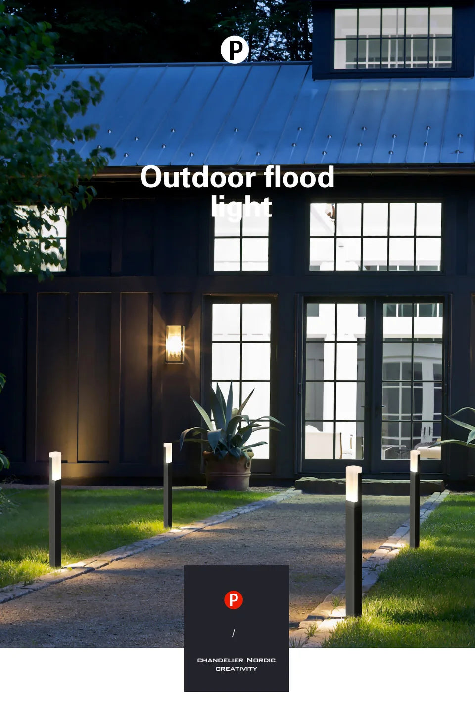 Outdoor Waterproof IP65 10W LED Lawn Lamp New Style Aluminum Pillar Garden Path Square Landscape Lawn Lights AC85-265Pillar Lamp