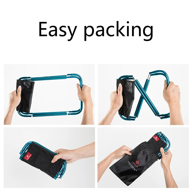 Folding Small Chair Portable Bench Stool Outdoor Ultralight Fishing Camping Hiking Chairs Subway Train Travel Chair