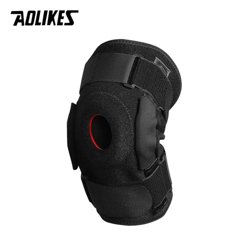 AOLIKES 1PC Knee Joint Brace Support Adjustable Knee Stabilizer Kneepad Strap Patella Protector Orthopedic Arthritic Guard
