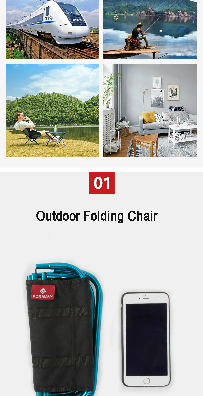 Folding Small Chair Portable Bench Stool Outdoor Ultralight Fishing Camping Hiking Chairs Subway Train Travel Chair