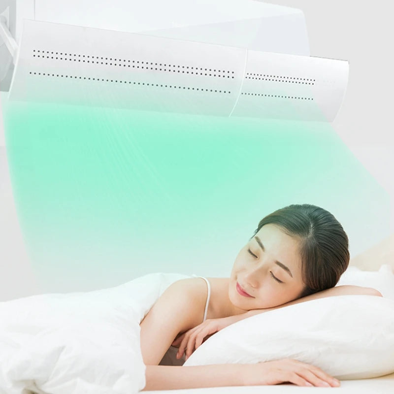 Home Adjustable Air Conditioner Cover Windshield Air Conditioning Baffle Shield Wind Guide Month Straight Anti-Wind Shield New