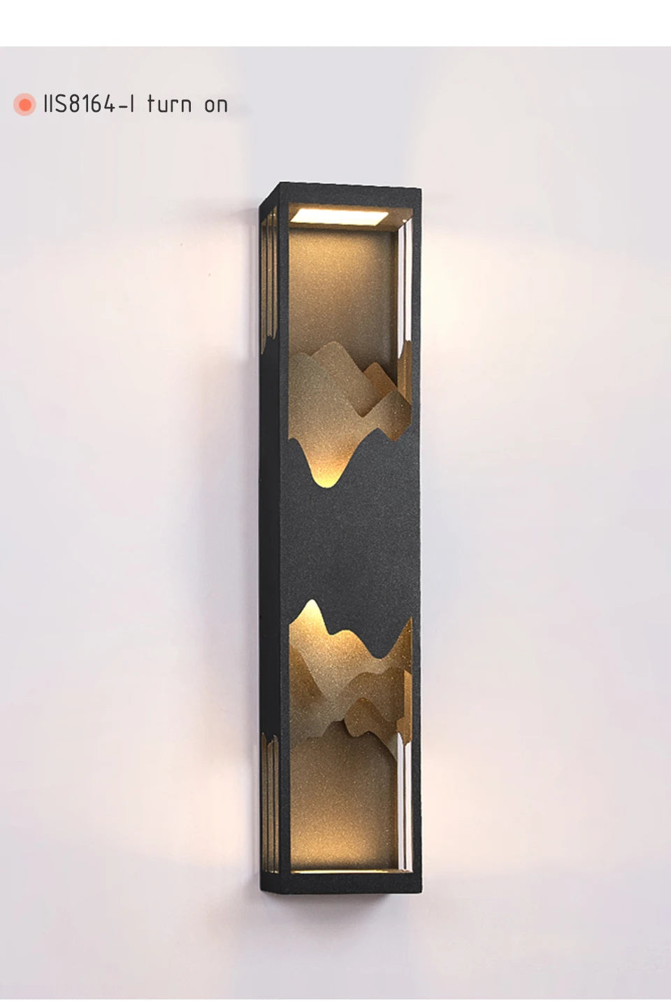 Modern LED Outdoor Light Fixture Waterproof Garden Porch Wall Lamp for Balcony Courtyard Street Wall Mounted Lighting Luminaires