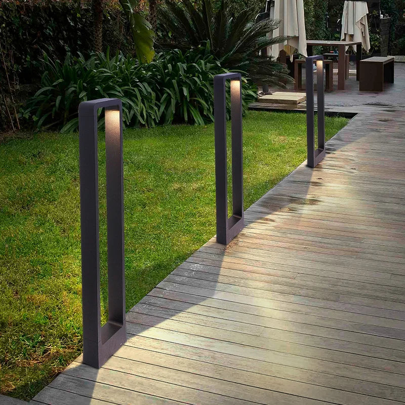 LED Garden Lights Lawn Lamp IP65 Waterproof 7W Modern Aluminum Pillar Light Outdoor Courtyard Villa Landscape Lawn Bollards Lamp