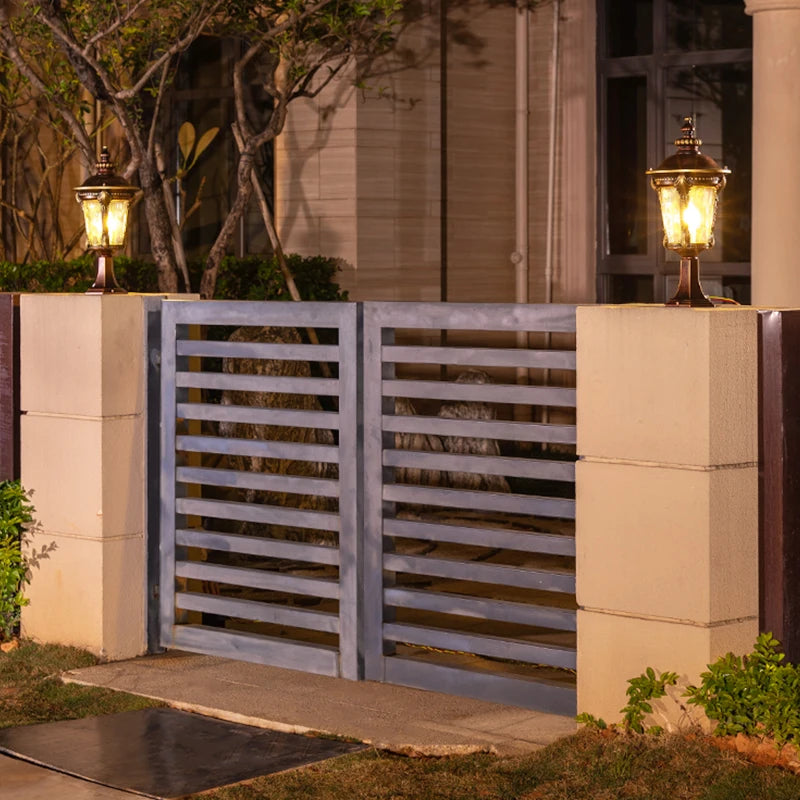 Outdoor Waterproof Wall Lamp, Outdoor Garden Villa Courtyard Lamp, Door Pillar Lamp