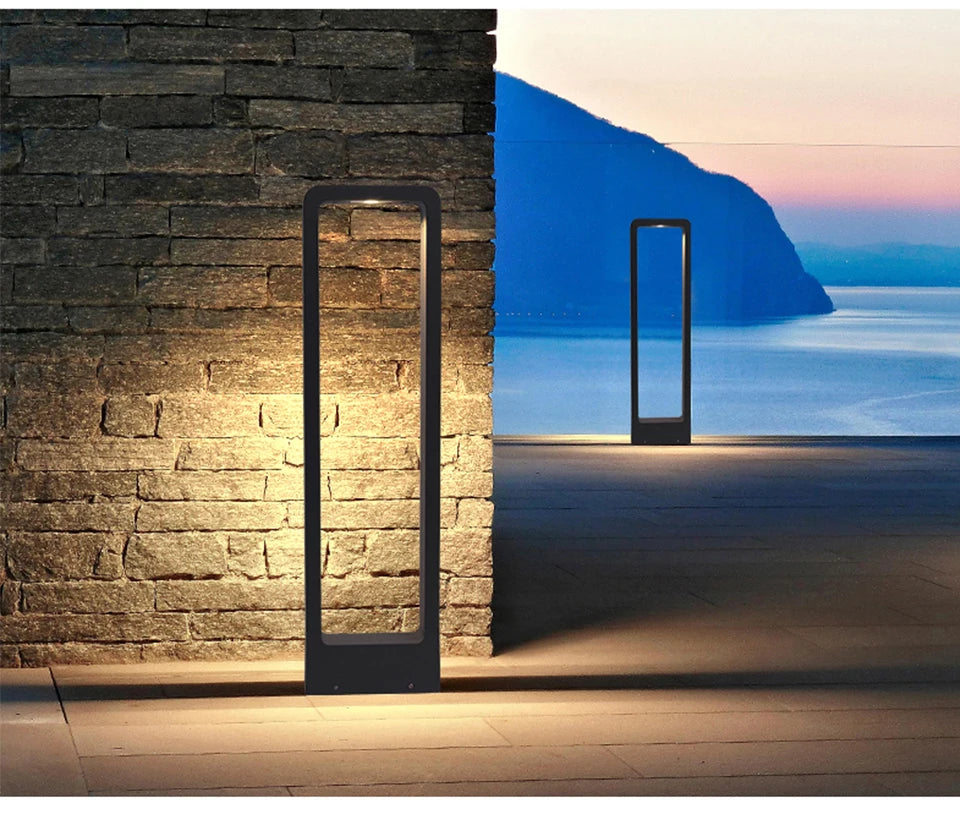 LED Garden Lights Lawn Lamp IP65 Waterproof 7W Modern Aluminum Pillar Light Outdoor Courtyard Villa Landscape Lawn Bollards Lamp