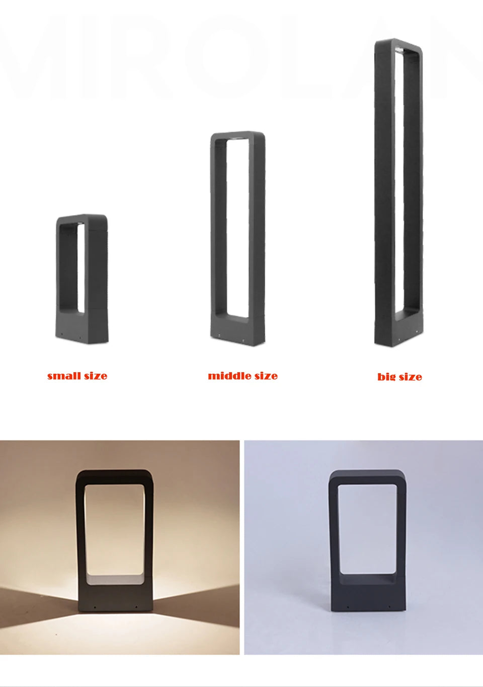 LED Garden Lights Lawn Lamp IP65 Waterproof 7W Modern Aluminum Pillar Light Outdoor Courtyard Villa Landscape Lawn Bollards Lamp