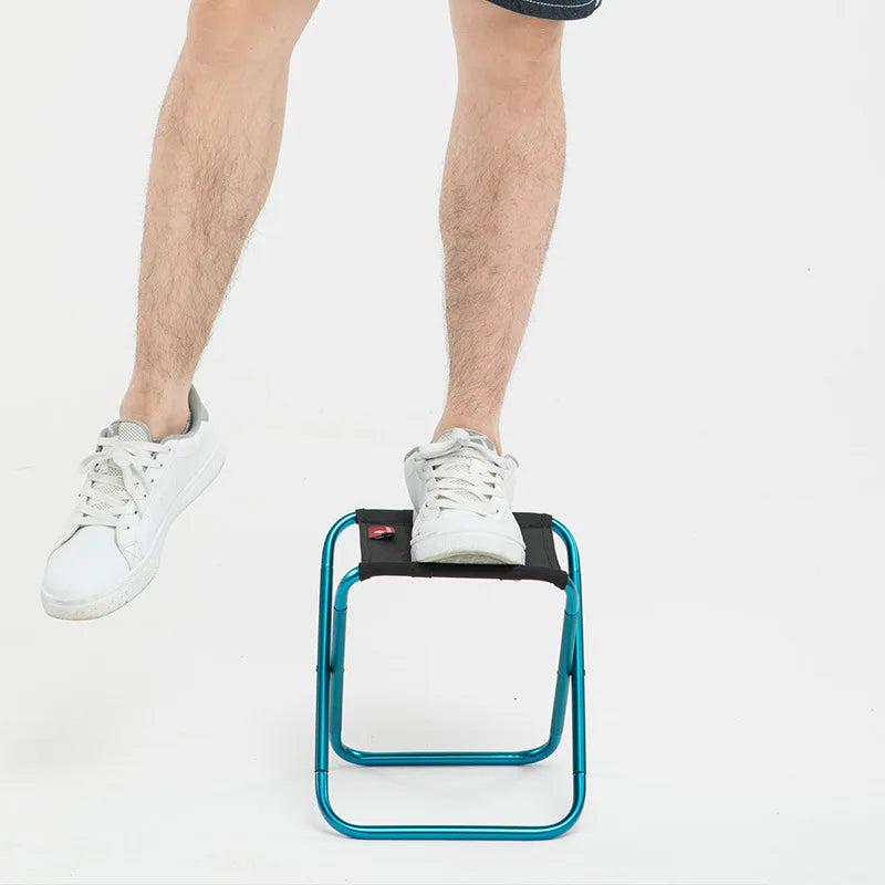 Folding Small Chair Portable Bench Stool Outdoor Ultralight Fishing Camping Hiking Chairs Subway Train Travel Chair