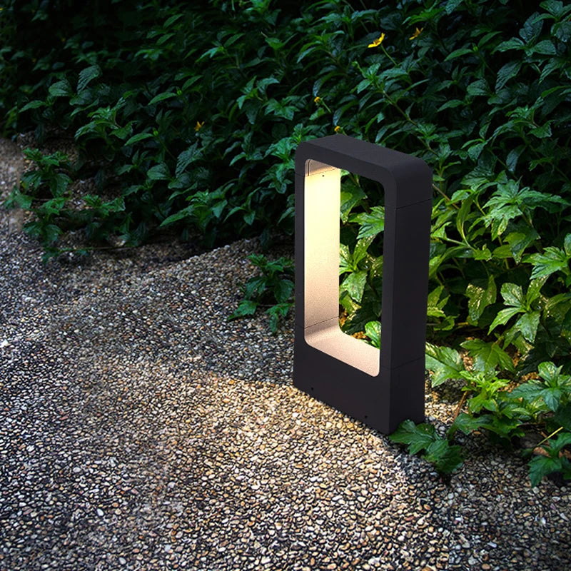 LED Garden Lights Lawn Lamp IP65 Waterproof 7W Modern Aluminum Pillar Light Outdoor Courtyard Villa Landscape Lawn Bollards Lamp