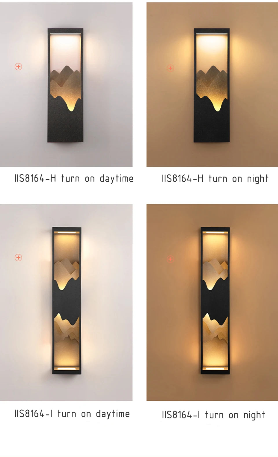Modern LED Outdoor Light Fixture Waterproof Garden Porch Wall Lamp for Balcony Courtyard Street Wall Mounted Lighting Luminaires