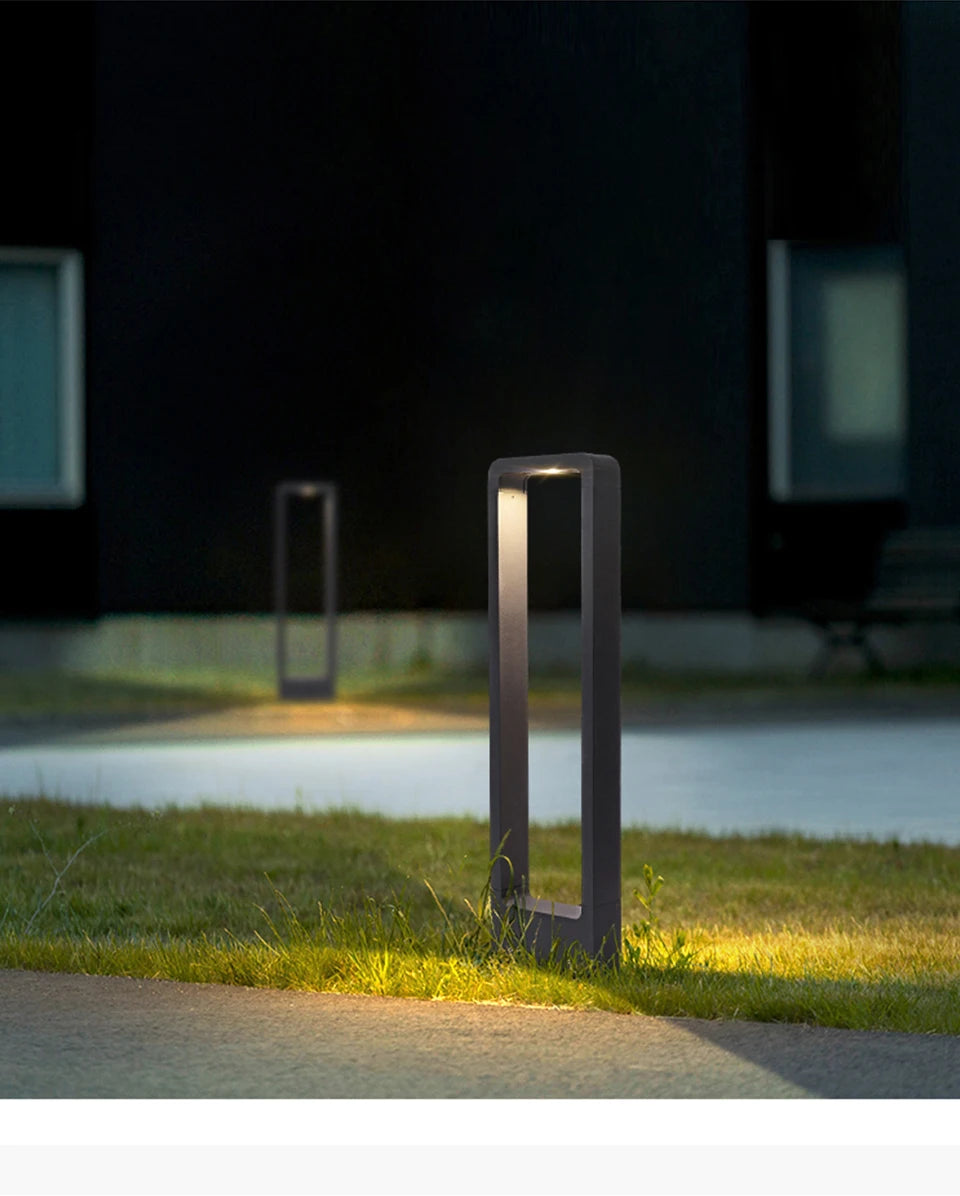 LED Garden Lights Lawn Lamp IP65 Waterproof 7W Modern Aluminum Pillar Light Outdoor Courtyard Villa Landscape Lawn Bollards Lamp