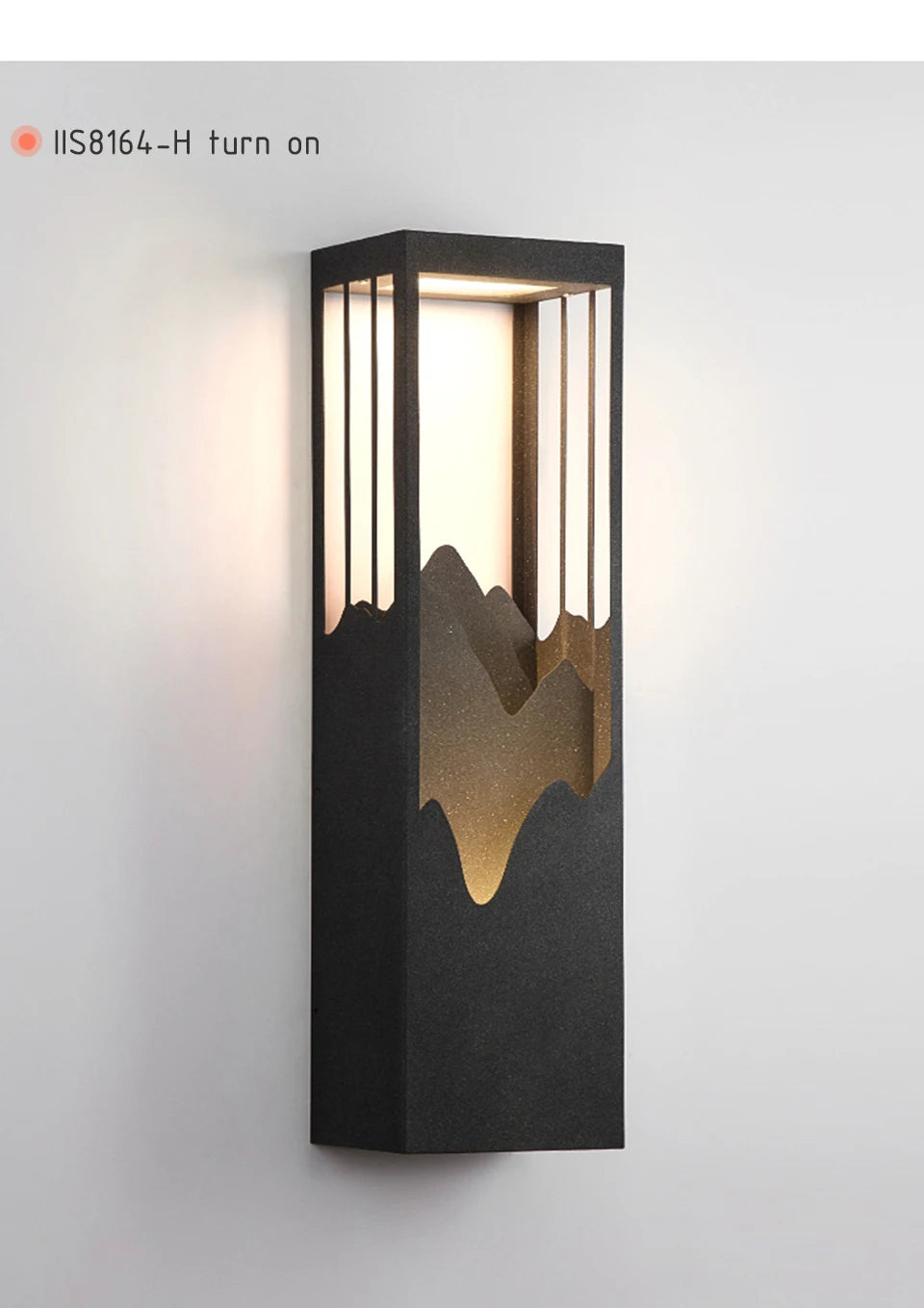 Modern LED Outdoor Light Fixture Waterproof Garden Porch Wall Lamp for Balcony Courtyard Street Wall Mounted Lighting Luminaires