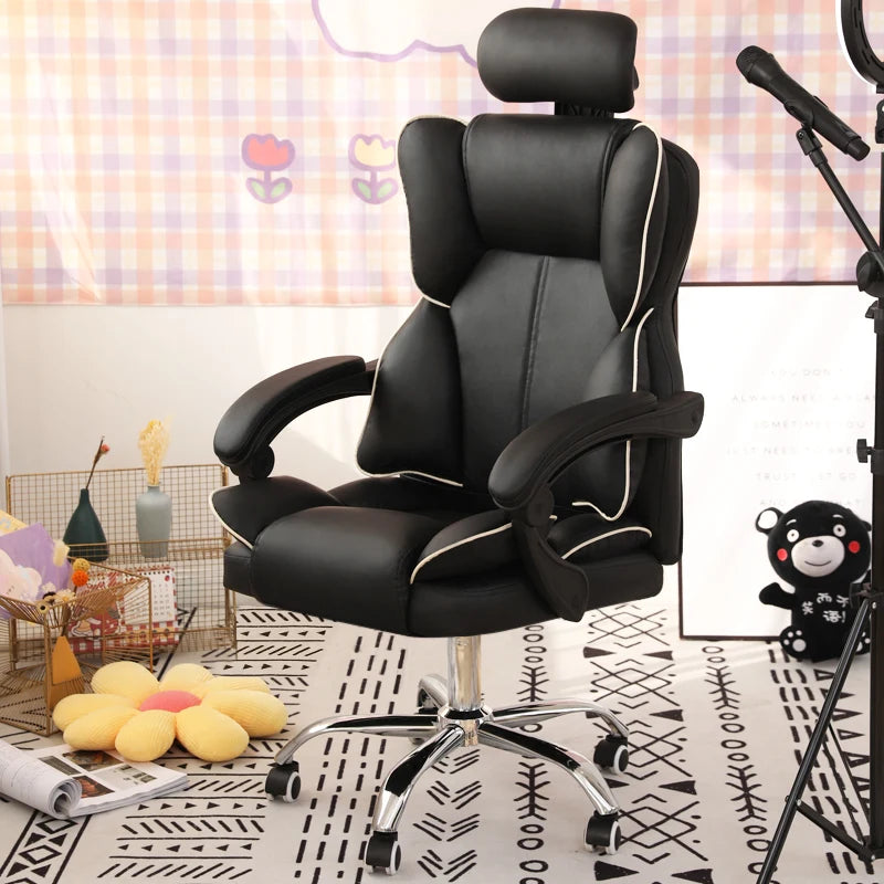 Mobile Ergonomic Office Chair Recliner Computer Bedroom Accent Office Chair Gameing Study Sillas De Oficina Office Furniture