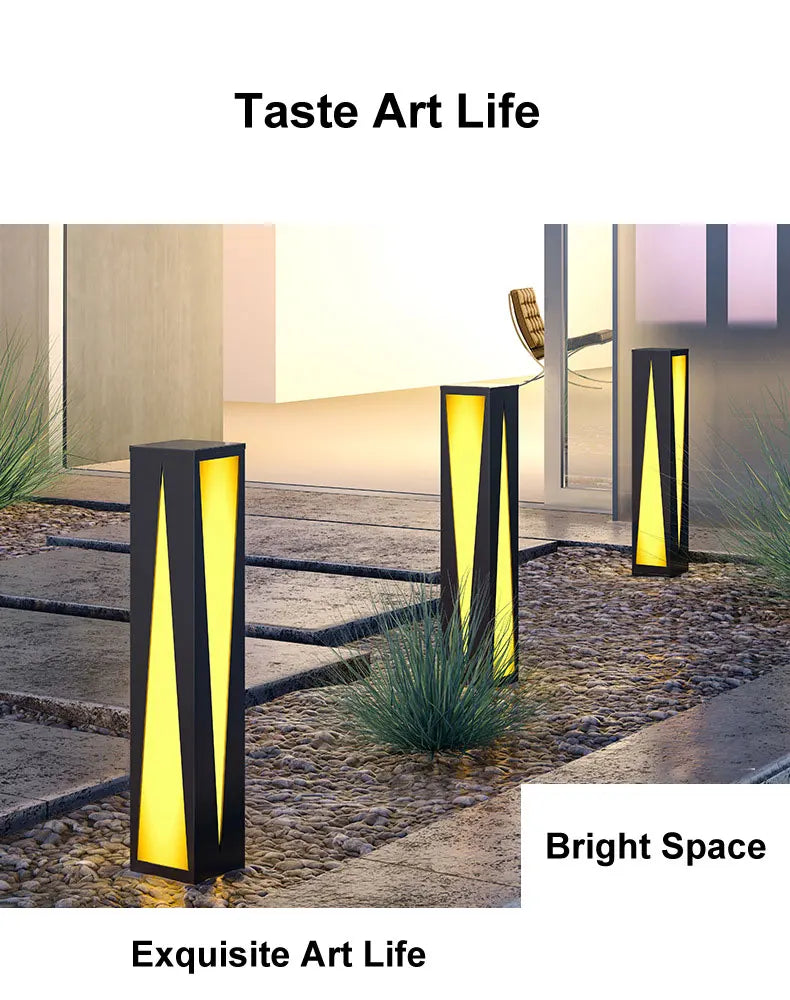 Outdoor Waterproof LED Landscape Light for Lawn Villa Community - Energy Efficient Courtyard Lighting with Electric Connection