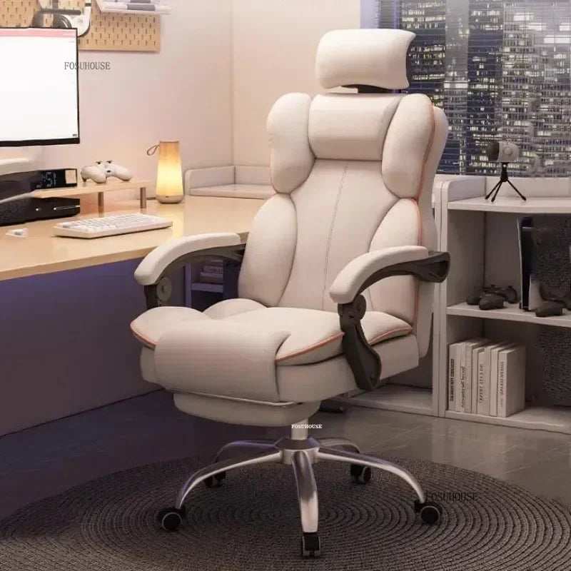 Mobile Ergonomic Office Chair Recliner Computer Bedroom Accent Office Chair Gameing Study Sillas De Oficina Office Furniture