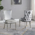 Stainless steel creative dining chair high-end restaurant dining table banquet designer flannel chair