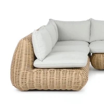 #Outdoor rattan sofa, courtyard, outdoor balcony, leisure small sofa, coffee table combination, garden furniture