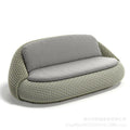 Outdoor Sofa Outdoor Sofa Courtyard, Rattan-Woven, Waterproof And-Resistant, Aluminum Alloy, Suitable Balconies, Terraces,