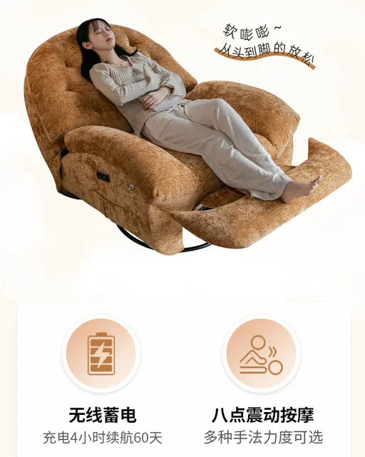 Re Plica Heating USB Sofa Luxury Elegant RotatableVoice Control Single Small Chaise Couch Lounge Nordic Muebles Trendy Furniture