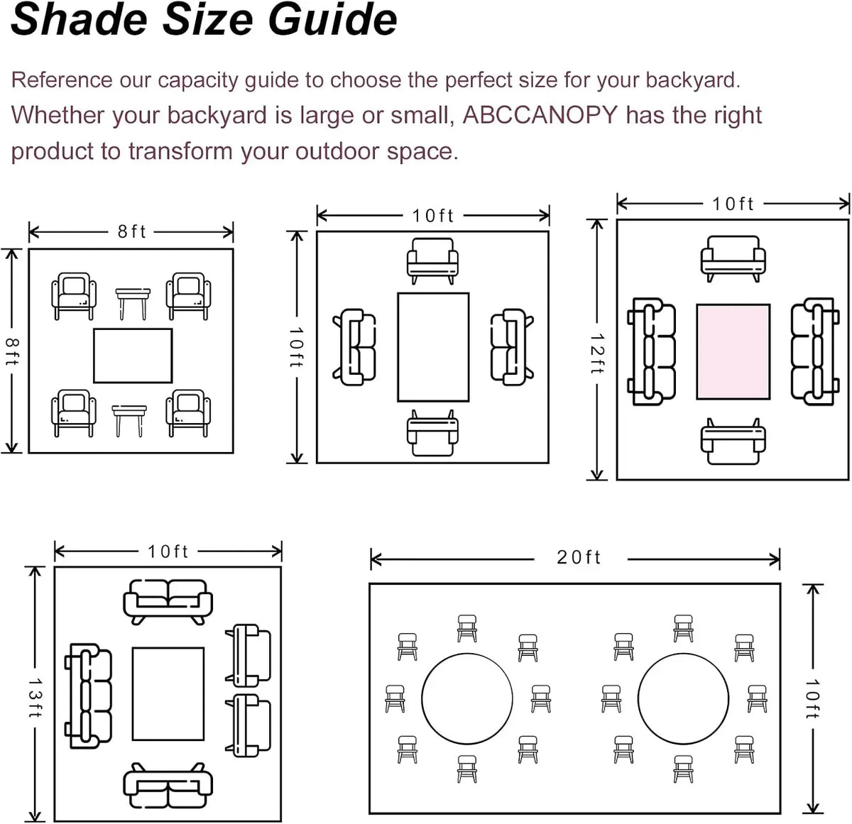 ABCCANOPY Gazebos for Patios 10x12 with Mosquito Netting, Khaki