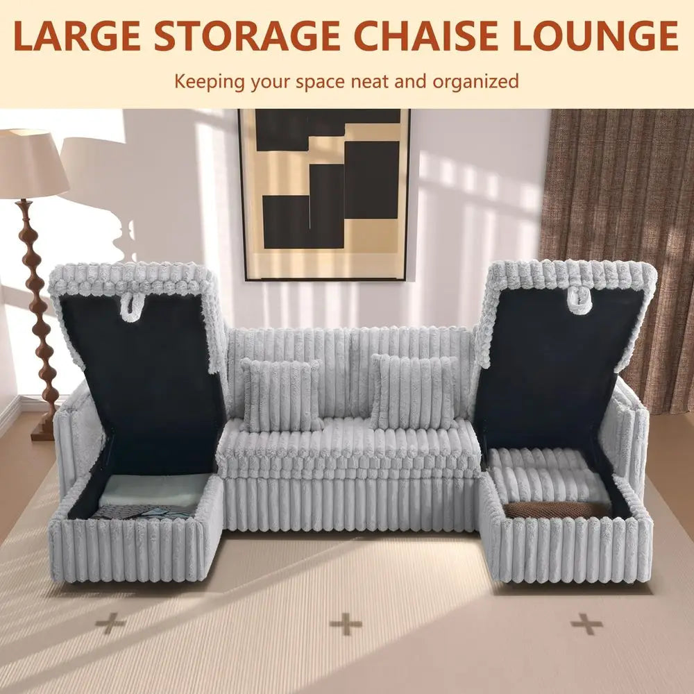 Modular Sectional Sofa Couches L-Shape Couch 3 Seat Modular Sofa Memory Foam Sectional Couches for Living Room,, Customized