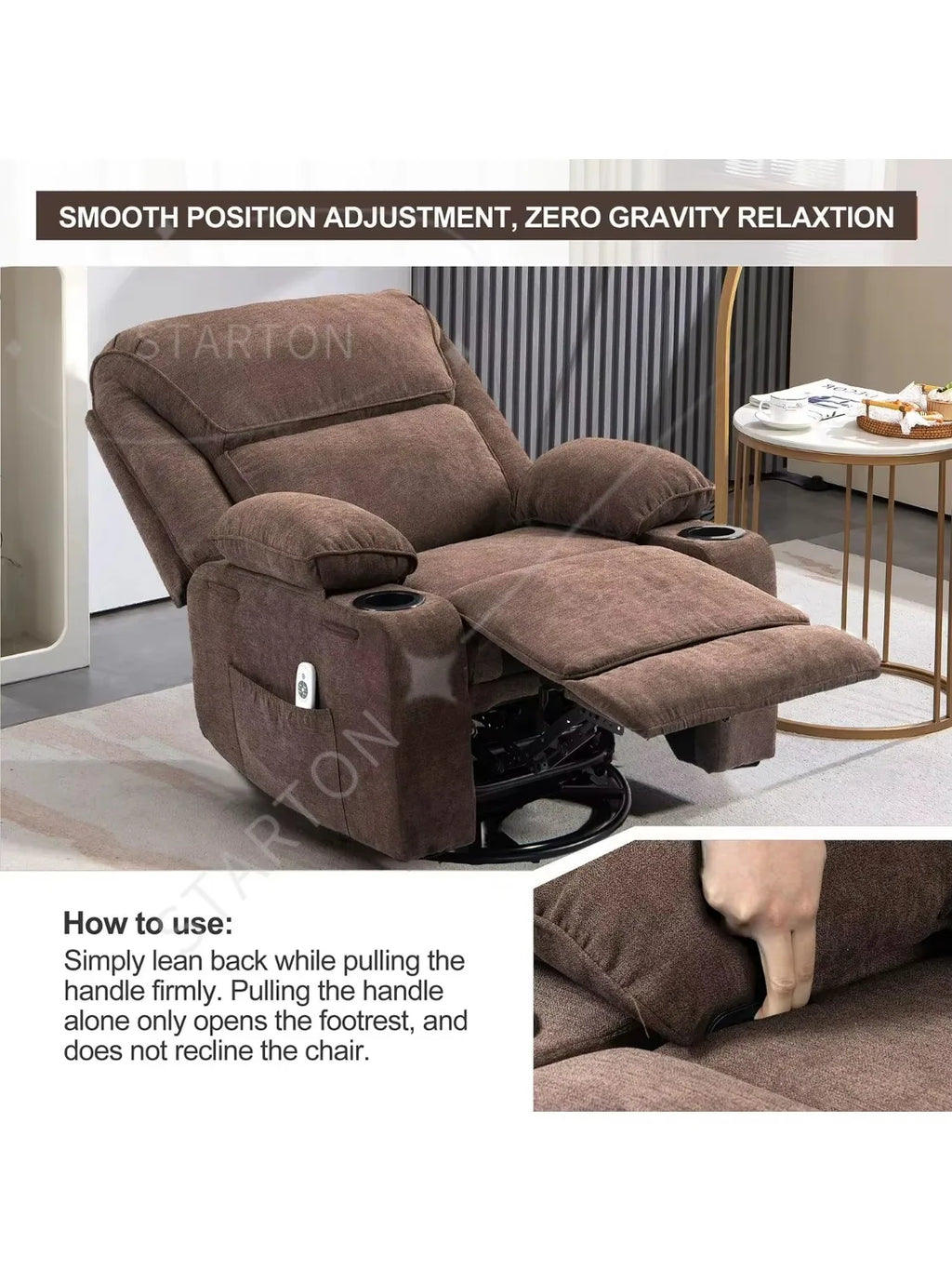 Recliner Chair Manufacturer Wholesale With Remote Control Massage Heating Function Adjustable Electrical Sofa  for Living Room
