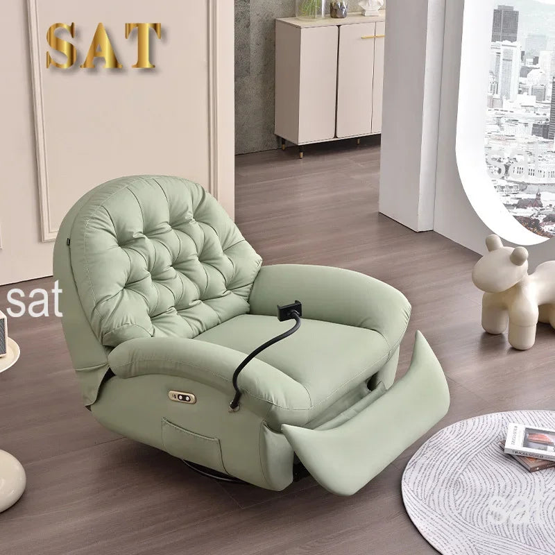 y Popular Multifunctional Reclining Chair Single Sofa Electric Leisure Modern Swivel Recliner Lounge for Living Room Furniture