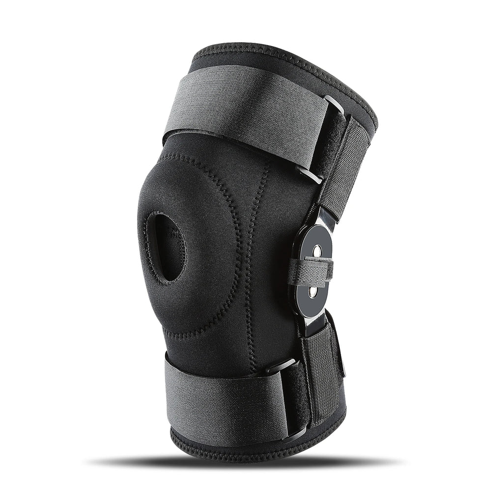 1 piece - Adjustable knee pad with double-layer steel plate stabilizer, suitable for both men and women, knee joint support, dou