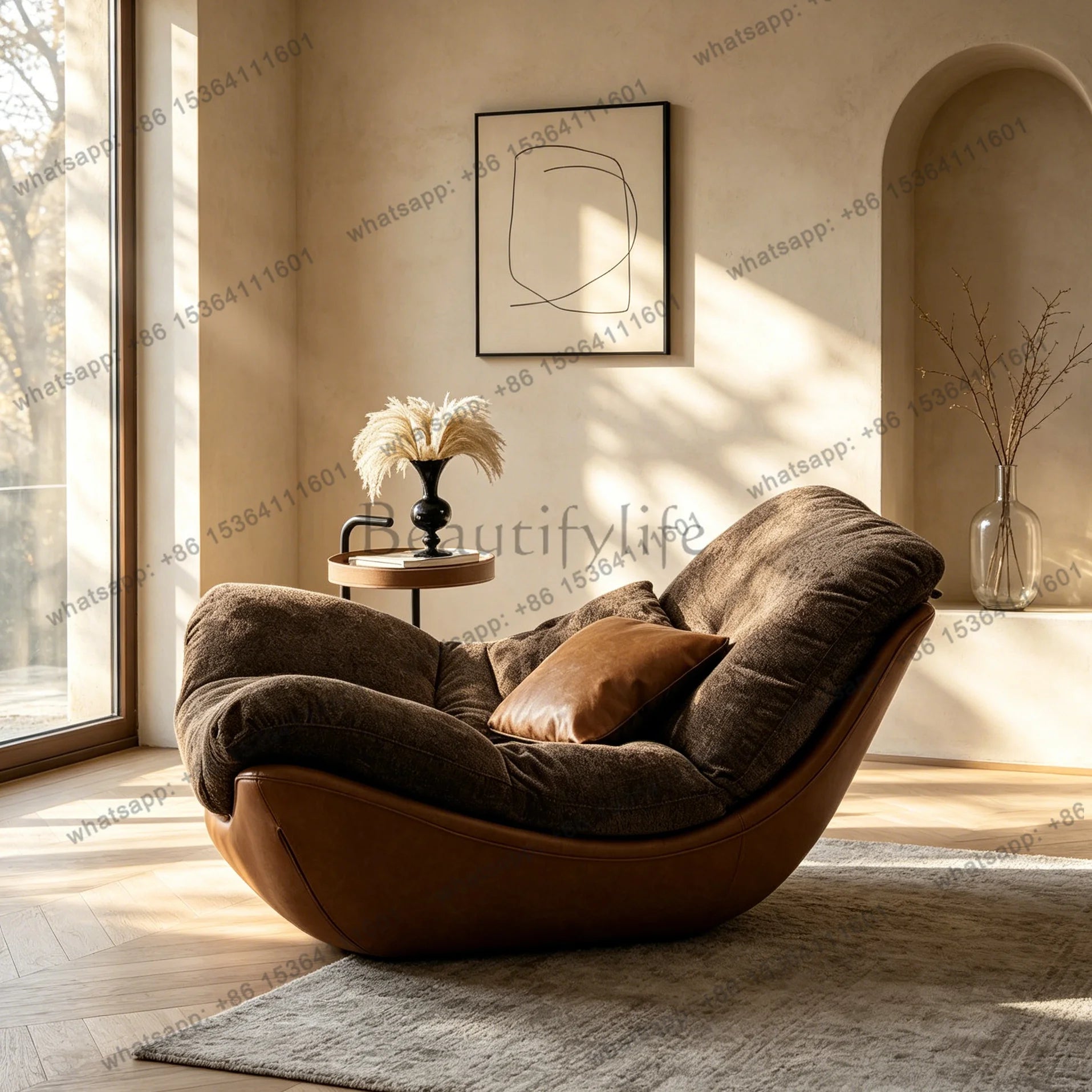 XX Nordic Creative Modern Simple Living Room Leisure Chair Bedroom Premium Sofa Chair