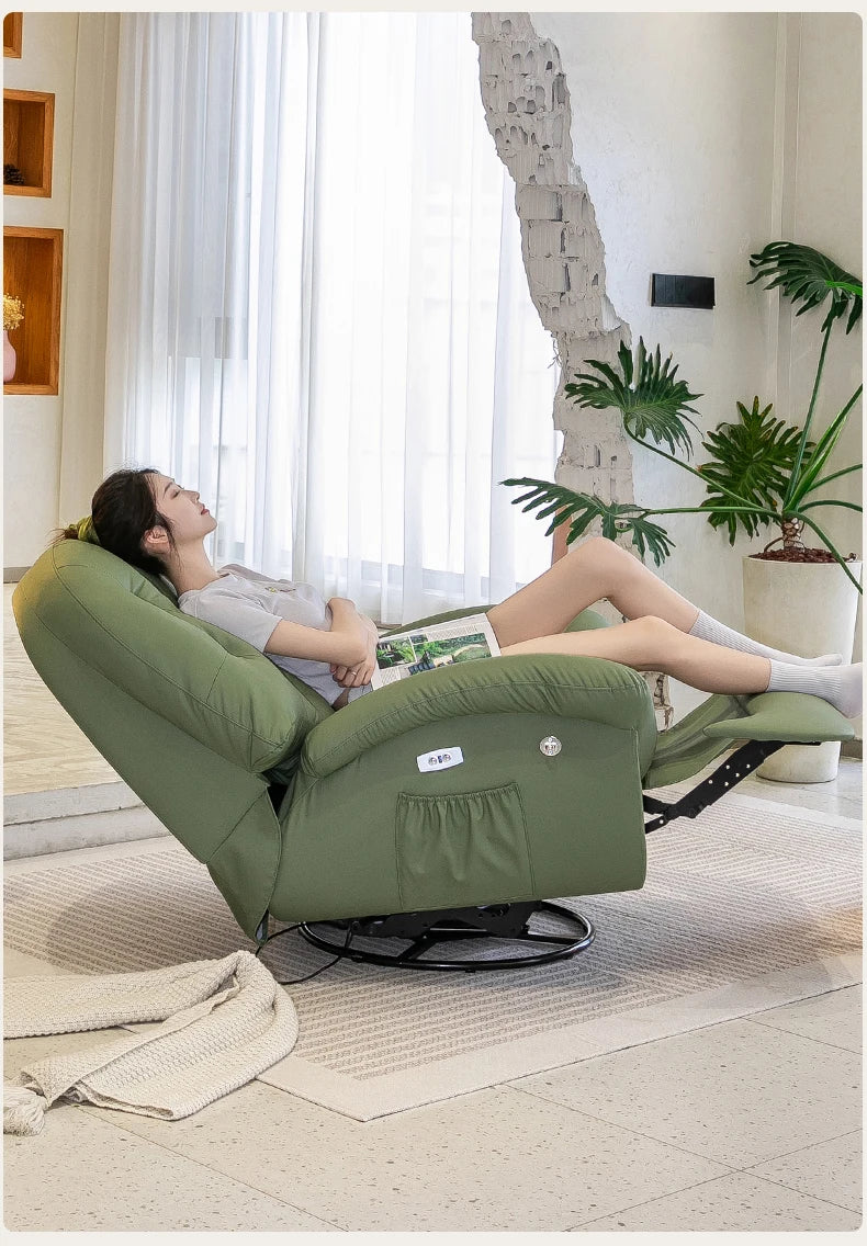 Relaxing Chair Power Reclining Sofa Single Cozy Modern Minimalist Reclining Sofa Floor Muebles Divani Soggiorno Furniture Home
