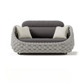 Modern Outdoor Furniture, Waterproof Weather Resistant, Rope Weaving Garden Sofa Set for Courtyard Hotel Patio Restaurant