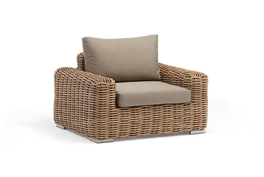 Modern Outdoor Leisure Comfortable Weaving Woven Rattan Sofa