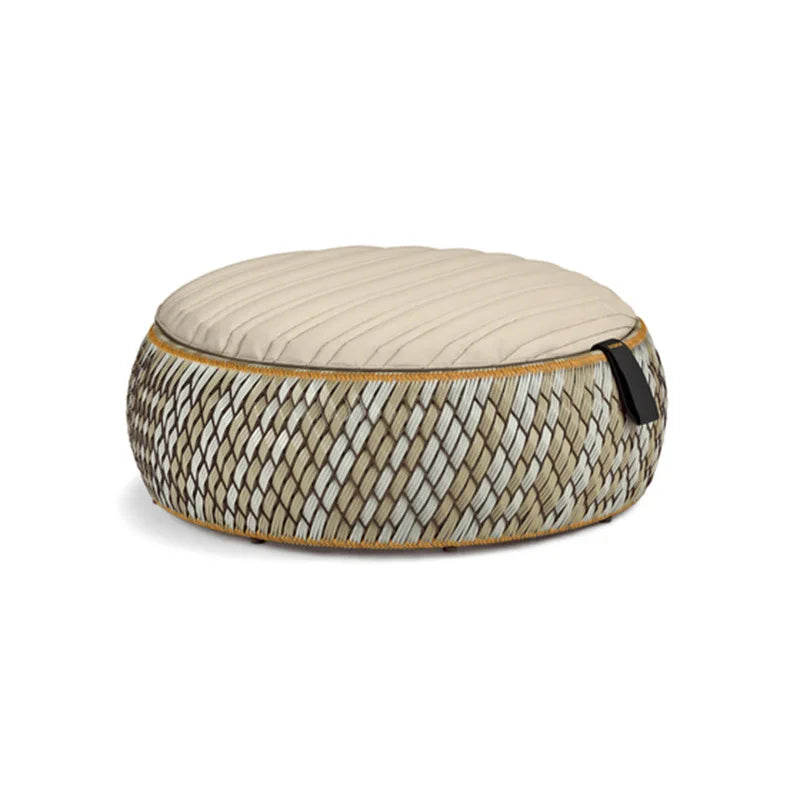 Nordic PE Rattan Woven Beach Chairs Terrace Garden Outdoor Chairs Light Luxury High-end Outdoor Furniture Patio Leisure Chair