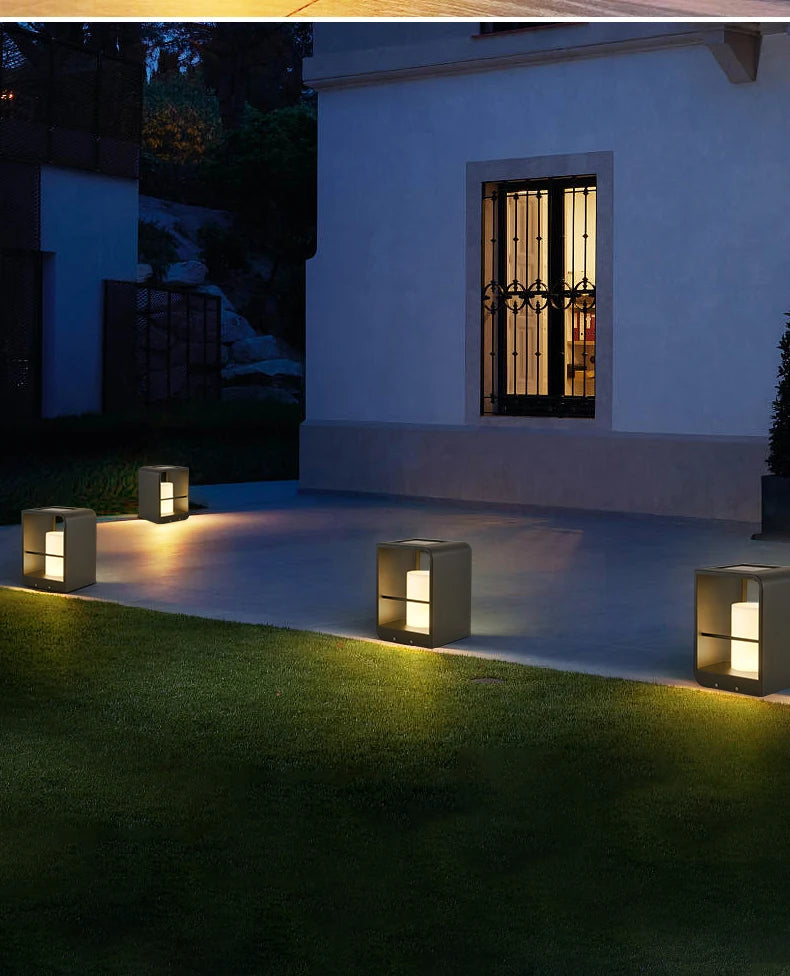 Villa Garden Lawn Light Solar Fashion Outdoor Garden Light Outdoor Landscape Light Waterproof Lawn Light Balcony Floor Light