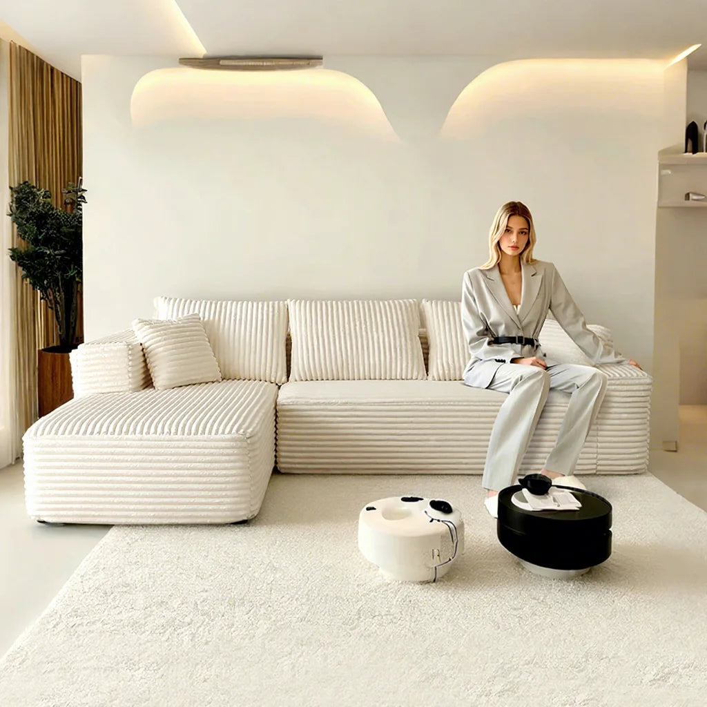 Modular Sectional Sofa Couches L-Shape Couch 3 Seat Modular Sofa Memory Foam Sectional Couches for Living Room,, Customized