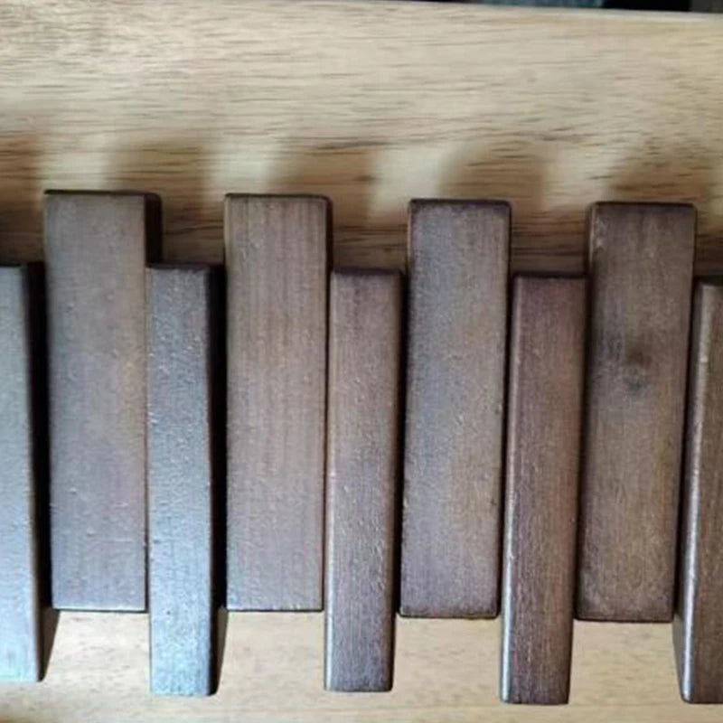 Walnut Wood Coat Rack Wall Mounted Hooks Key Clothes Hanger Hallway Door Home Bedroom Entrance Decor Organizer Rack