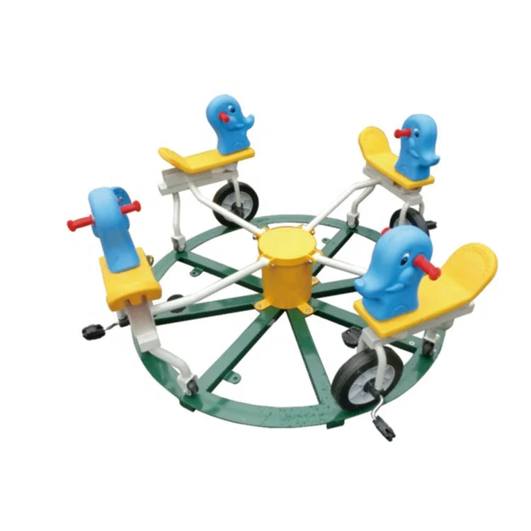 2026 Factory Price Hot Selling Premium Electric High Quality Play Spinning Outdoor  Merry-Go-Round Experience for Kids Outdoor P