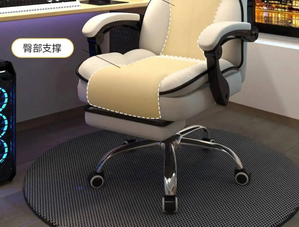 Computer Chair Work Advanced Office Desk Relaxation Armchair Pc Room Comfy Recliner Furniture chaise gaming Swivel Design Gamer