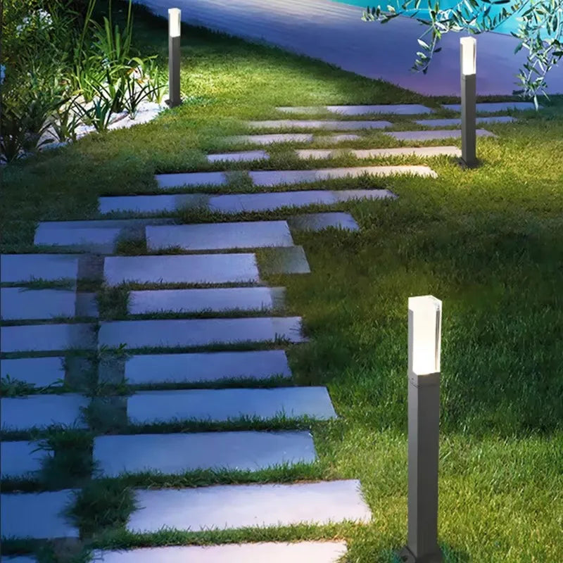 Indoor and Outdoor Waterproof IP65 Material 10W LED Garden Villa Courtyard Square Landscape AC85-265 Column Lamp Power Saving An