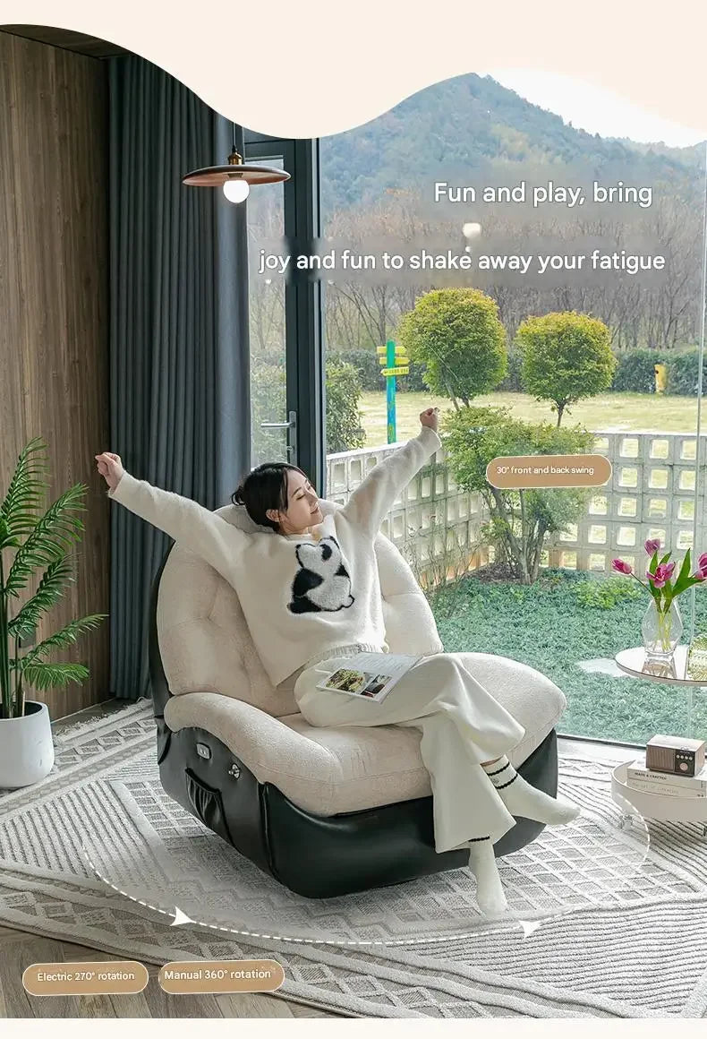 Designer Relax Massage Living Room Chairs Balcony Reading Swivel Comfortable Massage Ergonomic Fauteuil Lounge Suite Furniture