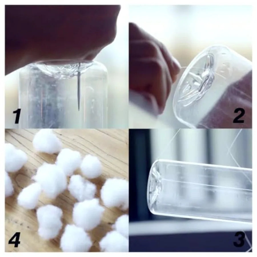 Handmade Cloud Light DIY Kit, Easy for Adults and,Adjustable Brightness, 9 Modes, White Color, Cute Night Light in House and Co