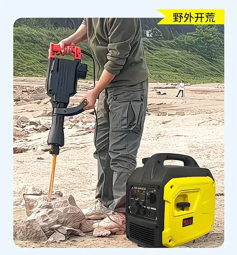 Small   generator 220v household 3KW2/4kW silent inverter RV portable outdoor