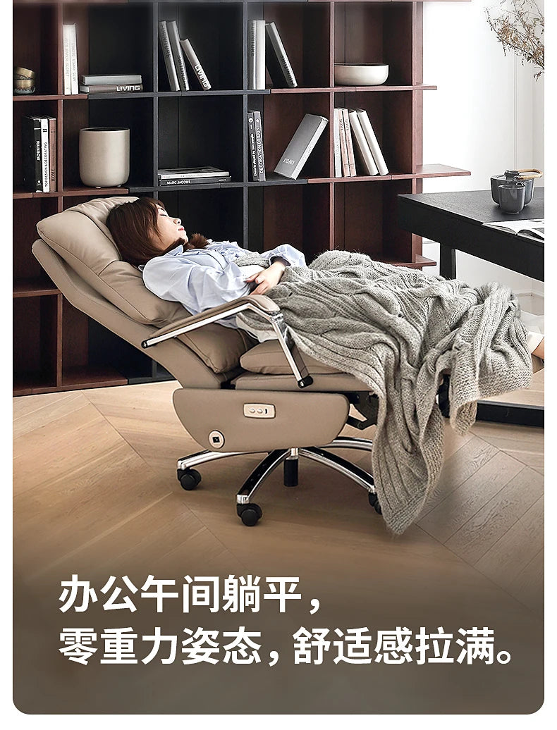 Luxurious Boss Office Chairs Armchair Relaxing Comfort Modern Office Chairs Recliner Sedentary Office Furniture Bureaustoel LLOC