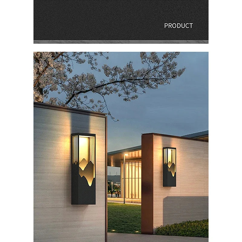 86LIGHT Contemporary LED Outdoor Wall Lamps Electric Simplicity Waterproof Balcony Hallway Courtyard  Gate