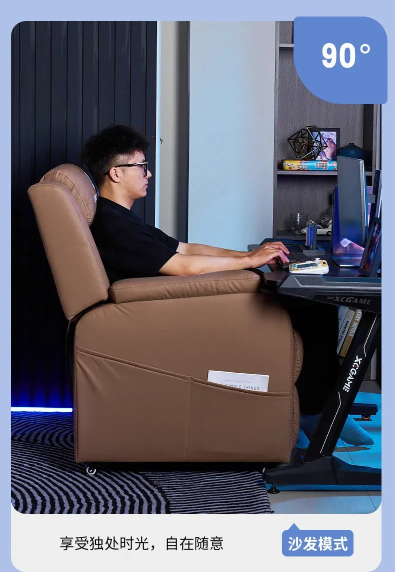 YZ6.15 Comfortable Long Sitting Reclining Multi-Functional Lazy Chair Internet Cafe Gaming Sofa Home Internet Cafe Sofa
