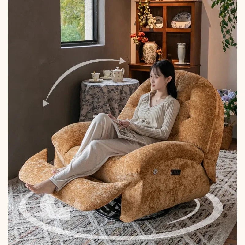 Re Plica Heating USB Sofa Luxury Elegant RotatableVoice Control Single Small Chaise Couch Lounge Nordic Muebles Trendy Furniture