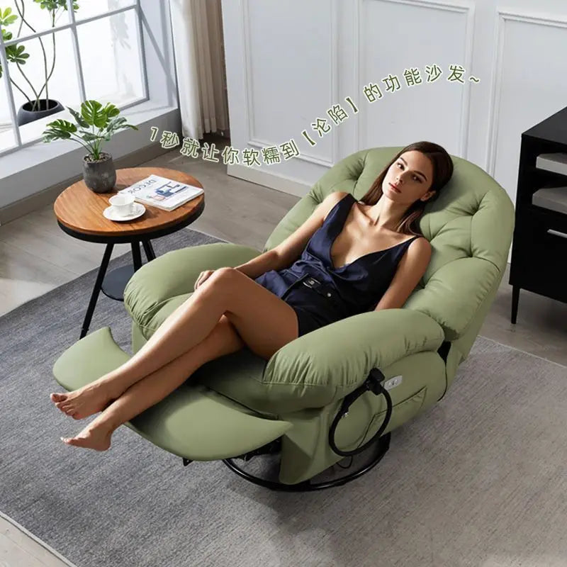 Electric lazy space sofa chair, rocking chair and other multi-functions, casual single recliner
