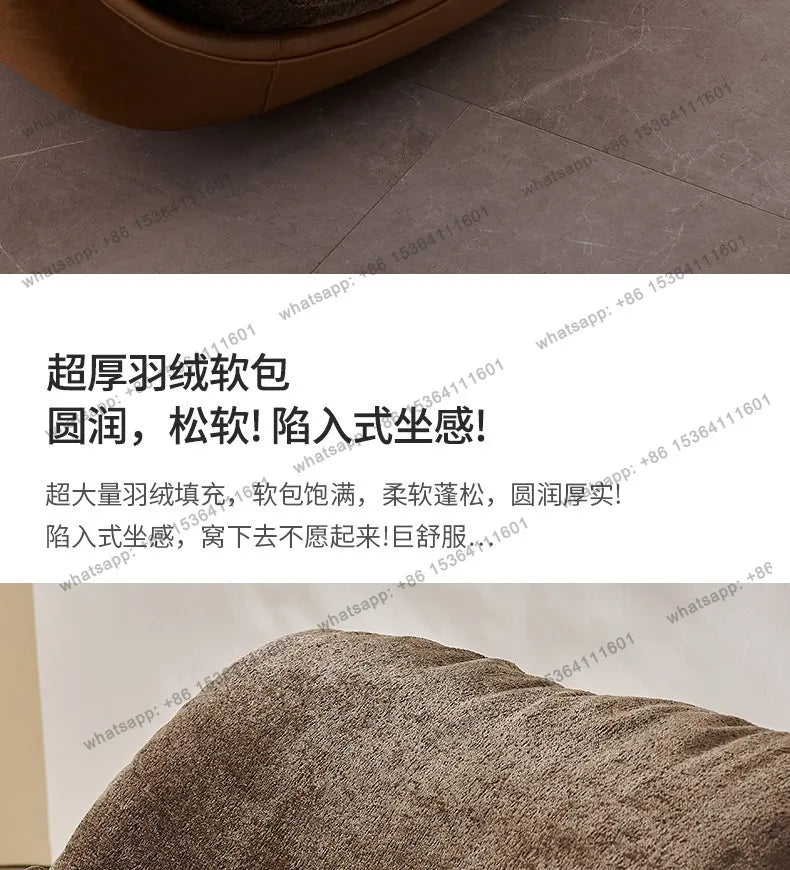 Nordic creative modern minimalist living room leisure chair sofa lazy sofa bedroom senior chair