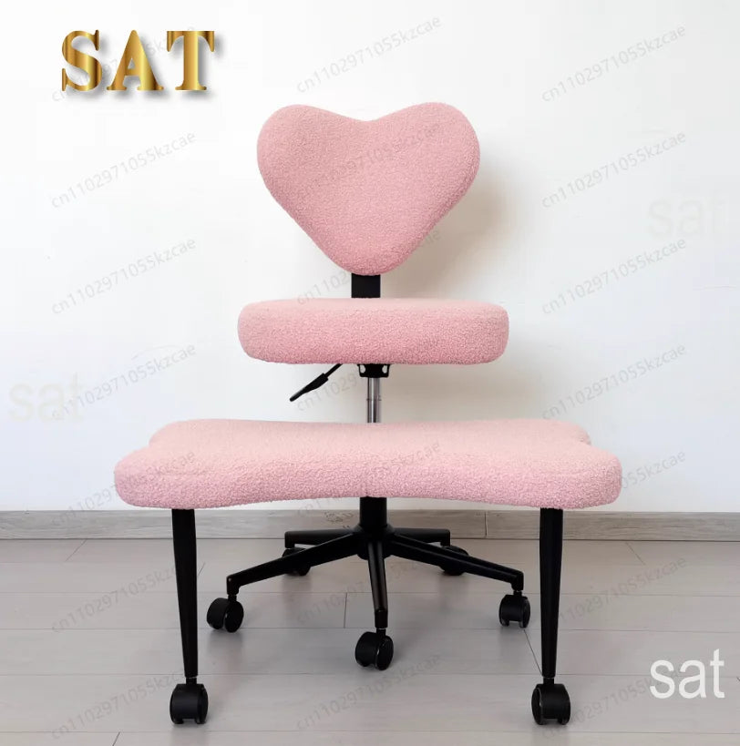 ZCross Leg Chair - Meditation Chair With Wheels, ADHD Chair, Height Adjustable Seat, Adjustable FootstoolZ